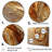 Brown Gilded Mocha Spiral - Abstract Spirals Canvas Wall Art Set-112015062-111764947