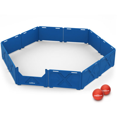 GoSports Gaga Ball Pit - 15 ft Portable Indoor/Outdoor Gagagon Pit for School, Camp or Home Use