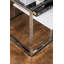 Saniyah Glass Top Frame End Table-163747126