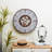 Schlitz Oversized Real Moving Gear 20.87" Modern Industrial Steampunk Metal Wall Clock