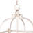 Cecille 4 - Light Iron Geometric Chandelier