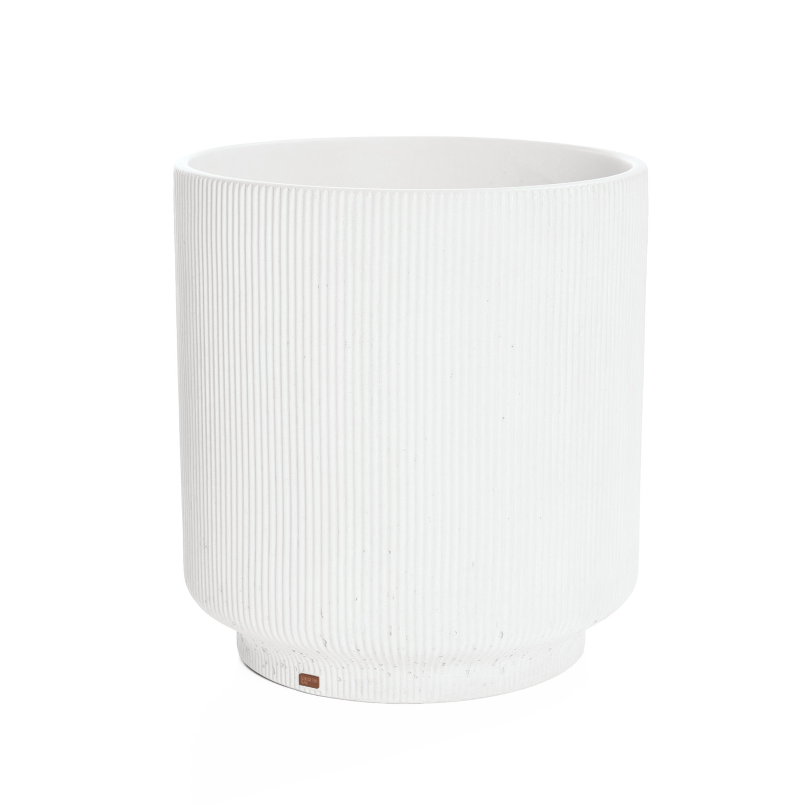 Lotus Round Concrete Vessel Sink, Tulum White
