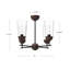 Lustre sphérique spoutnik à 4 lumières Harstad-2135157635