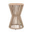 Table de bout d'extérieur au design élégant en forme de sablier résistant aux intempéries-1075147265-1075147267