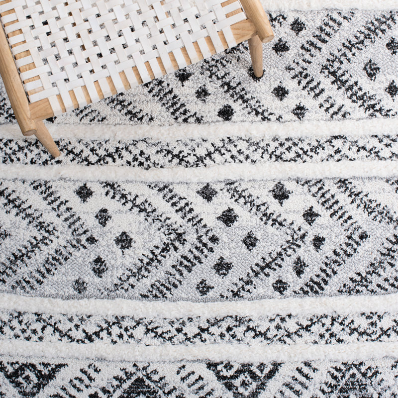 Tapis à poils longs Wiebe, Tapis de couloir 2 pi 3 po x 8 pi