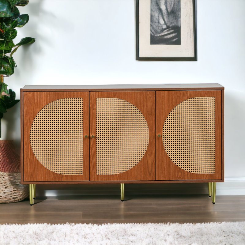Aalayiah 129.8cm Sideboard, Walnut