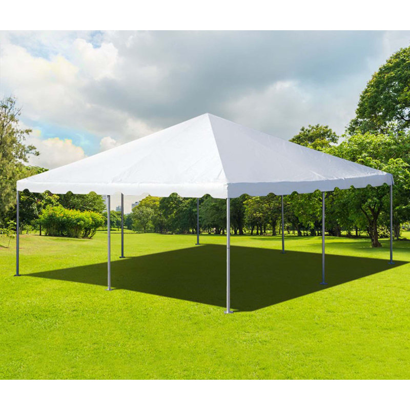 20' x 20' Weekender Party Frame Tent, Blue, 20 ft x 20 ft, White