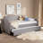 Upholstered Daybed with Trundle Bed-1792413679