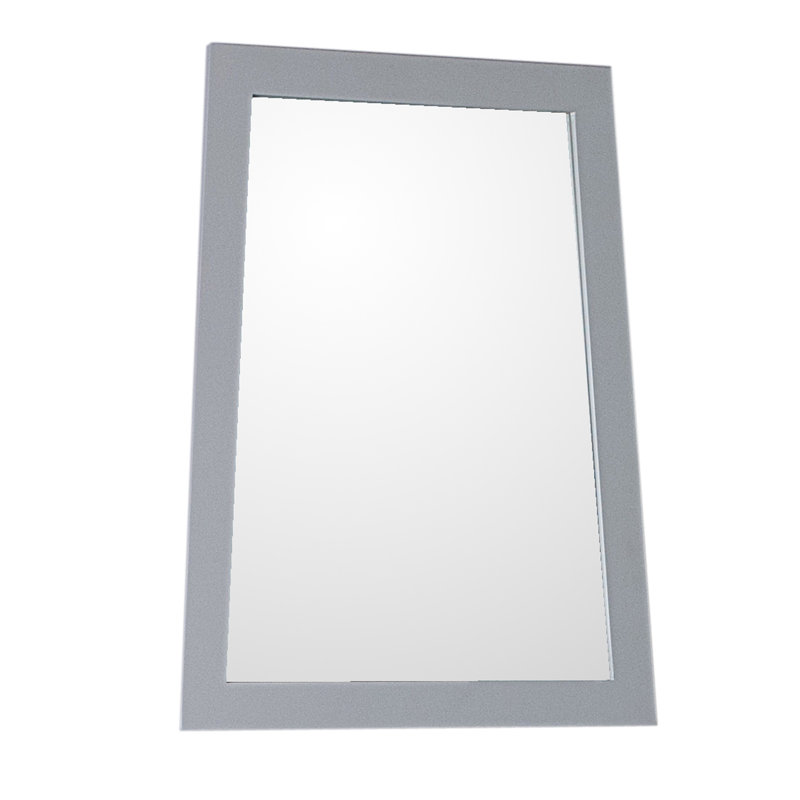 Miroir de salle de bain, Gris clair