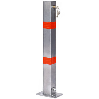 Parking Bollard,Pole Barrier With Lock ,Car Parking Protection Posts,Home Garage Street Decor ,Parking Barrier Square