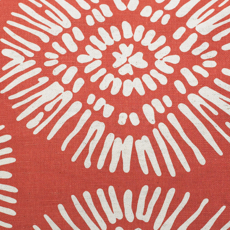  Housse de coussin rectangulaire et insert, H 12 po x l 18 po, Rouge