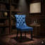 Chaise à oreilles capitonnée en velours avec garniture cloutée (ensemble de 2)-550227090