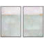 «Minimal Landscape Pastel Blue Grey Landscape», reproduction de tableau sur toile 2 pièces-91069581-91069584