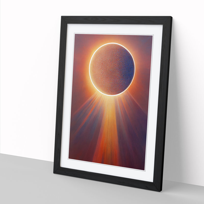 Sun Art Vol.2 - Single Picture Frame Print, Black, 46cm H x 34cm W x 2cm D