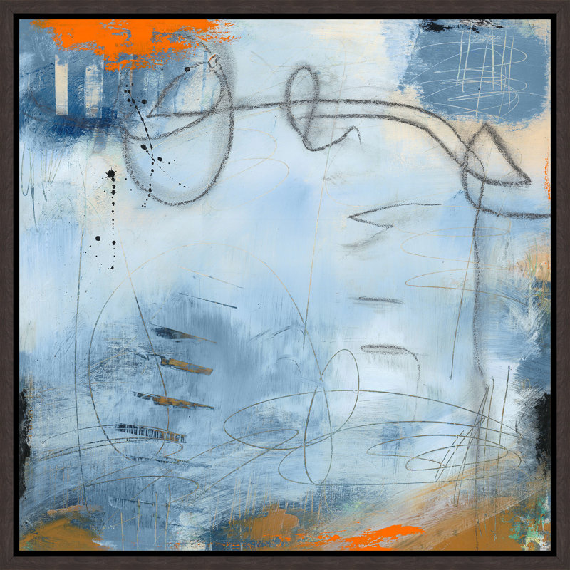 Quiet Reflection III Painting by Ann Golumbuk,  Matt Black Framed