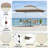 Easy Set-Up Canopy Tent, Instant Outdoor Straight Leg Canopy W/Auto Extending Eaves, One Person Folding Commercial Shelter W/Upgraded Wheeled Bag, Sun Shade-108805407-109234251