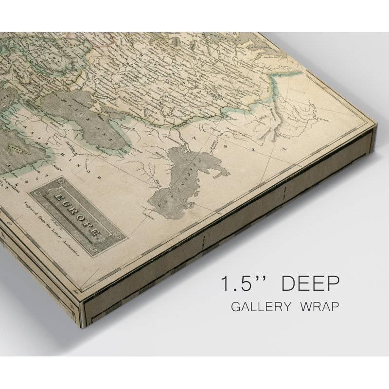 « thomson mappemonde », reproduction d’art sur toile, H 48 po x l 32 po x P 1 po