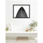 «Abstract Minimalist Coastal Black Surfboard» par Saint and Sailor Studios, reproduction d'art sur toile encadrée