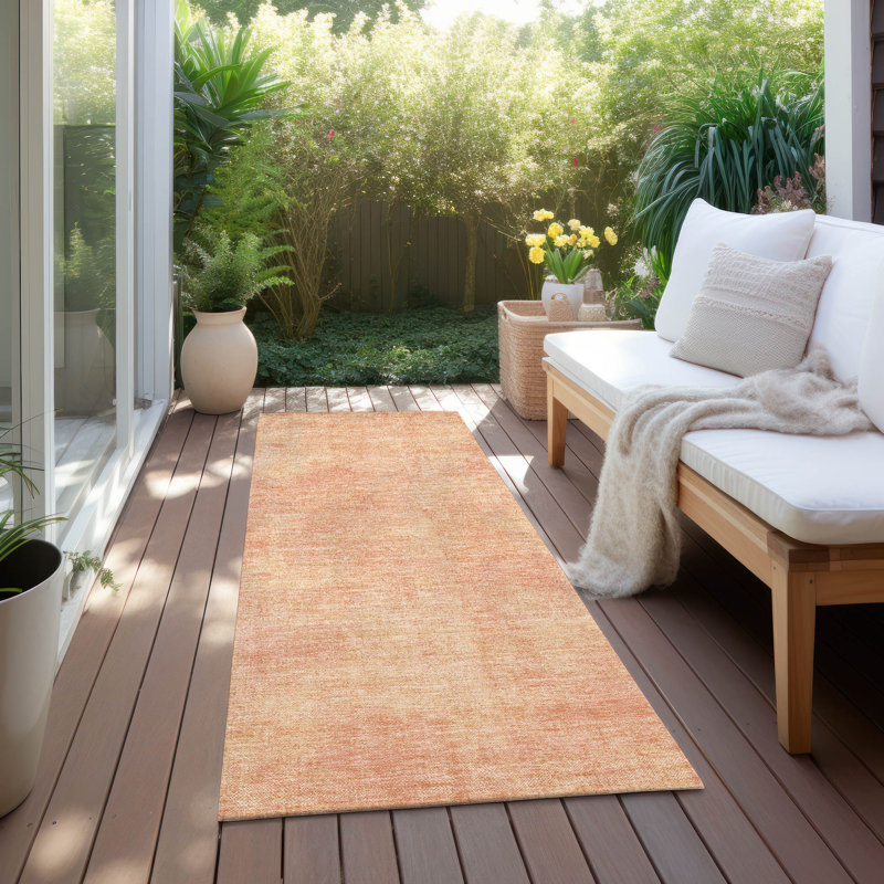 Chayden intérieur / extérieur lavable à la machine ACN1018, Tapis de couloir 2 pi 3 po x 7 pi 6 po