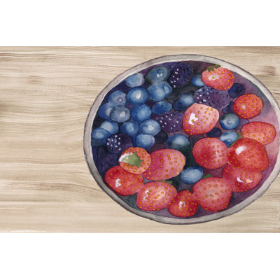 Bowls Of Fruit III by Alicia Ludwig - Wrapped Canvas Painting