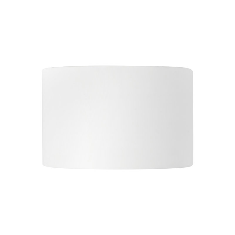 Uma 6-in Black dimmable LED Semi-Flush Mount, White