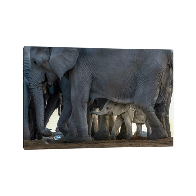 Escort by Raymond Ren Rong - Print on Canvas