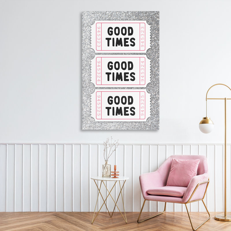 Toile Good Times, H 45 po x l 30 po