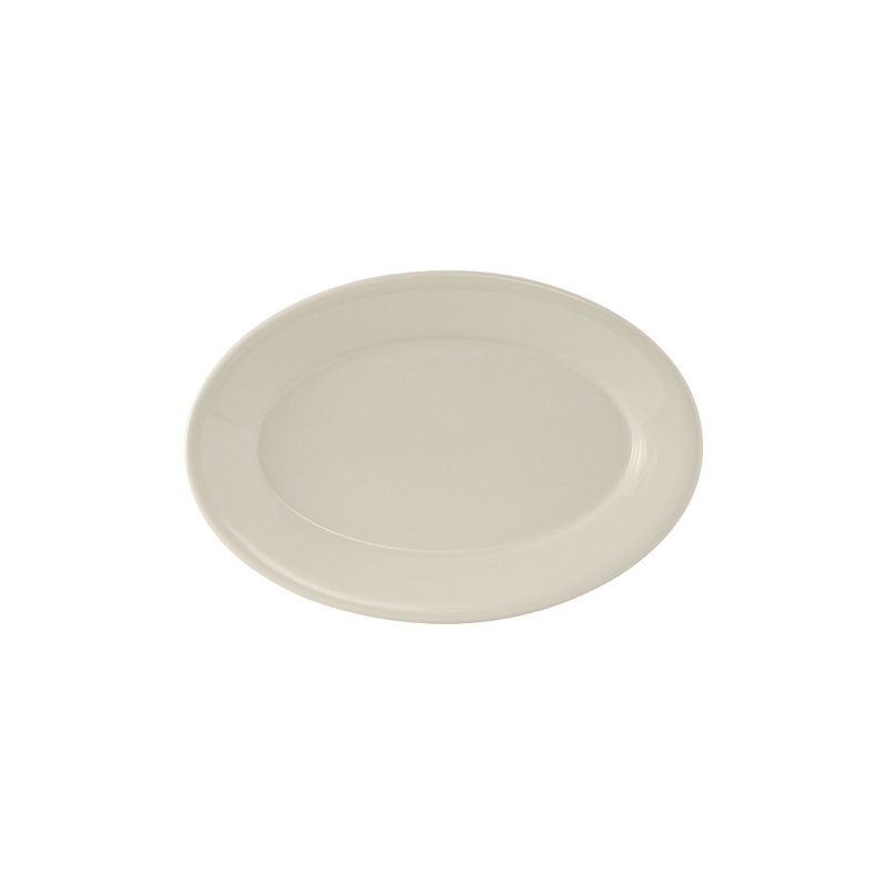 Tuxton Reno Ceramic Platter, 0.5" H x 8.25" W x 5.75" D