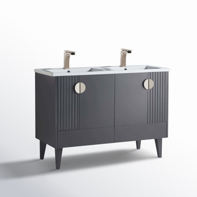 Saimah 47.25'' Double Bathroom Vanity