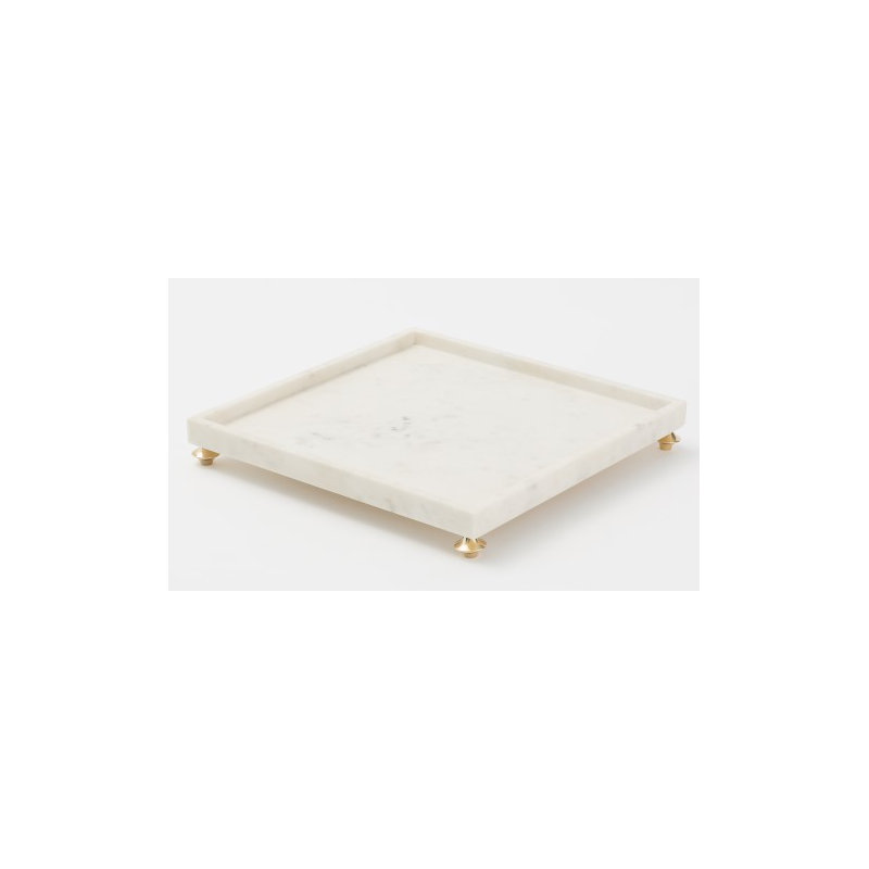 Julia Buckingham Quintessesntial Accent Tray, White