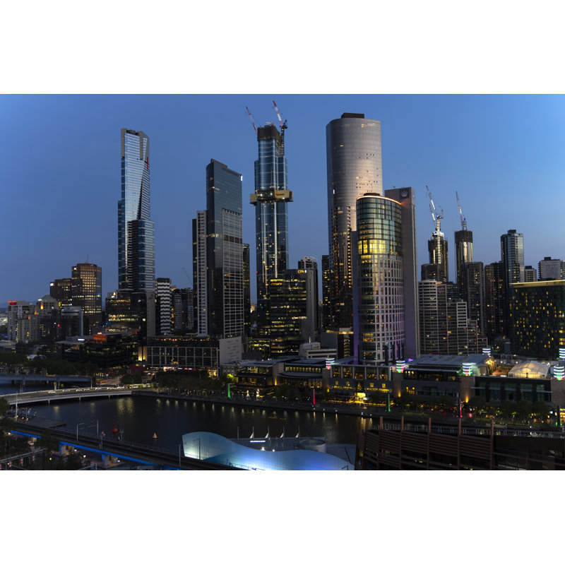 Melbourne - Wrapped Canvas Print, 20cm H x 30cm W x 3.8cm D