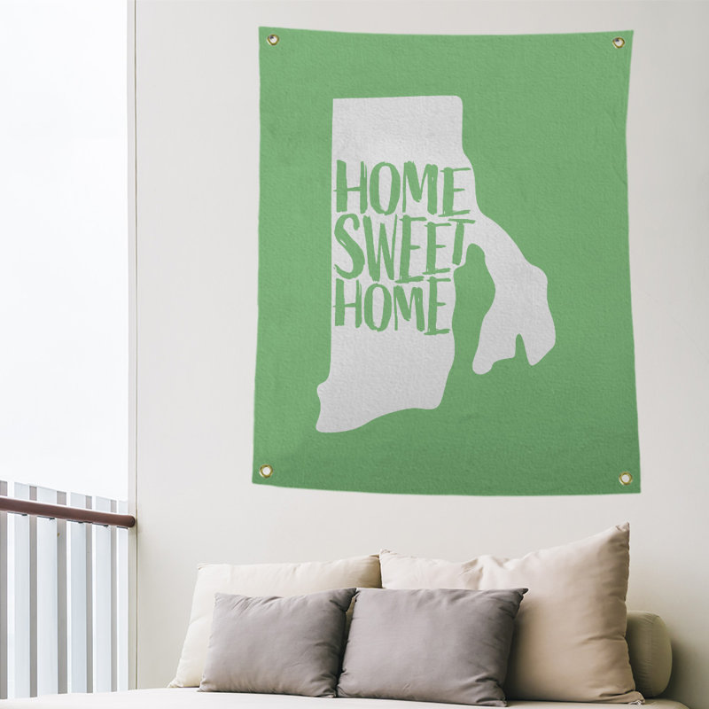 Tapisserie murale island rhode pour îlot home, H 36 po x l 26 po, Vert