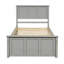 Lit plateforme avec lit gigogne simple