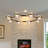 Milano 33-In Ring 8-Light Height Adjustable ETL Certified Integrated LED Circular Chandelier-75051166