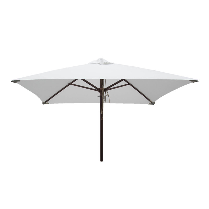 Parasol de marché carré 6,5 pi, Naturel