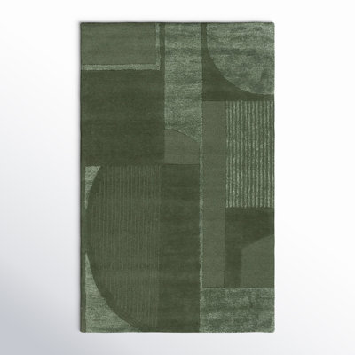 Mesmer Hand-Tufted Geometric Wool Rug