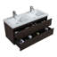 Ensemble de meuble-lavabo mural double 48 "Devingo-447035092