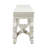 Jazzlyn Transitional 69"L Rectangular Sofa Table in Antique White