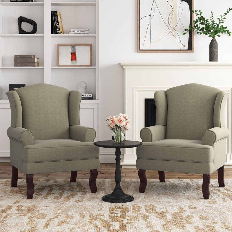 Dokun 79.2Cm Wide Armchair, Light Camel Linen