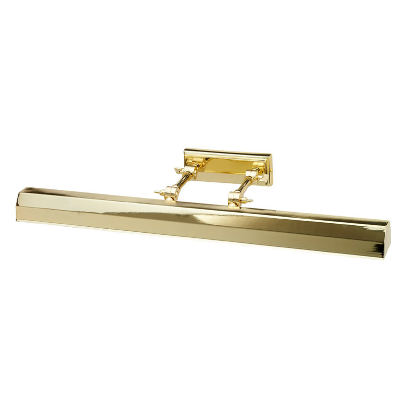 Chawton Picture Light, Polished Brass, 5" H x 26" W x 7.5" D
