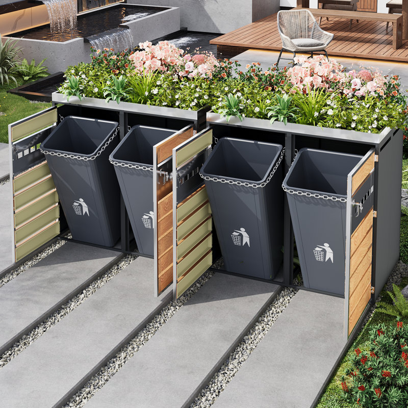 Metal Double Bin Store
