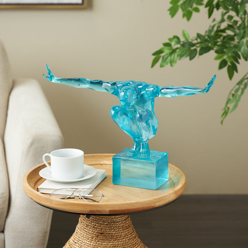 Sculpture Cole and Grey, Bleu
