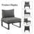 Ensemble modulaire de patio 7 pièces en aluminium-2118611660