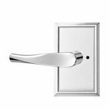 Bravura 935-G2 Meridian Privacy Lever on Arched Rose in Oil Rubbed Bronze - LH