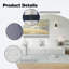 Canapé modulaire surdimensionné surdimensionné, ensemble de canapé de plancher Boucle de luxe, canapé convertible compressé, canapé spacieux rempli de mousse pour le salon, combinaison libre, 3 couleurs-2029190832-2028729383