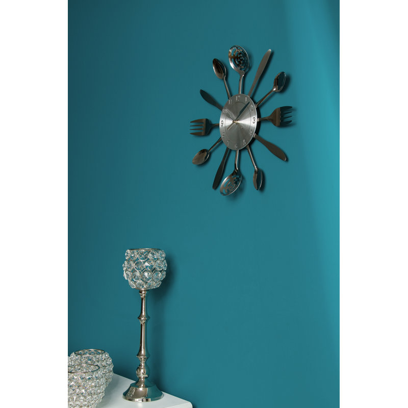 Ruby Metal Wall Clock