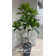 84.3'' Artificial Japanese Blueberry Tree In A Tall Beige Fiberstone Planter Perfect For Indoor And Outdoor Use
