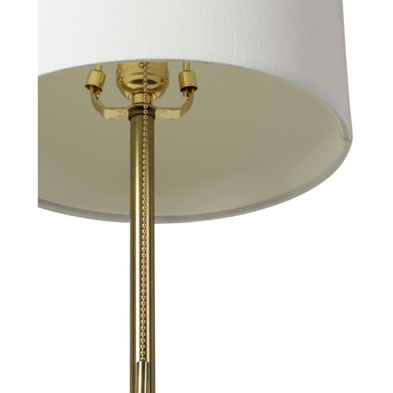Aronson 1-Light Metal and Glass Table Lamp
