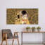 The Kiss by Gustav Klimt - Wrapped Canvas Print-1089293361
