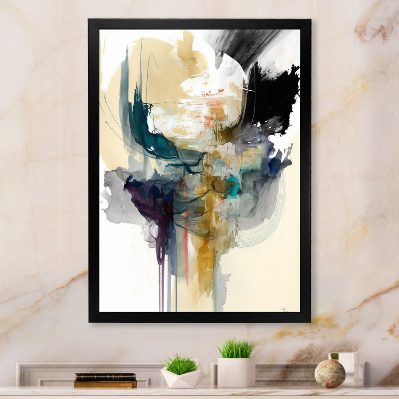 Alizarin Command III - reproduction sur toile, Impression noire sur toile encadrée, H 20 po x l 12 po x P 1 po